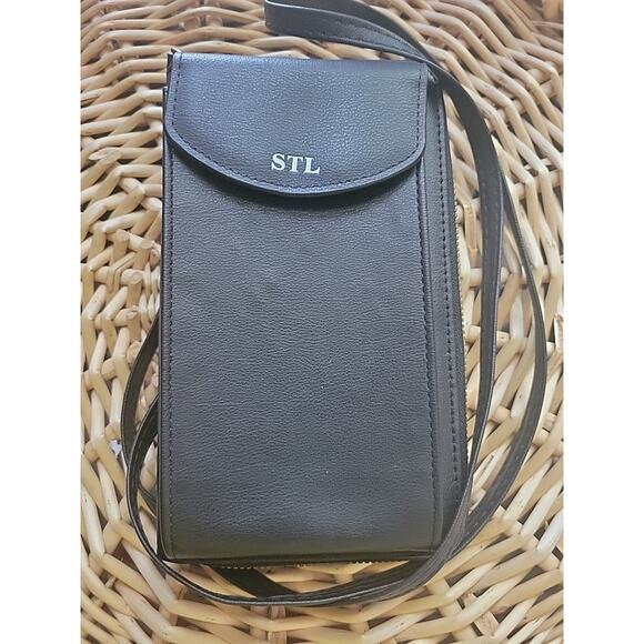 The Original STL Cross Body Clutch Wallet Black Pre Owned Phone Pocket - Picture 2 of 6